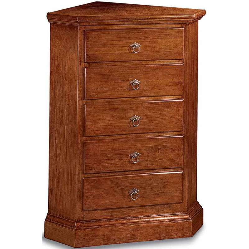 2543  Raw or finished wooden corner chest, finishes to customer choice