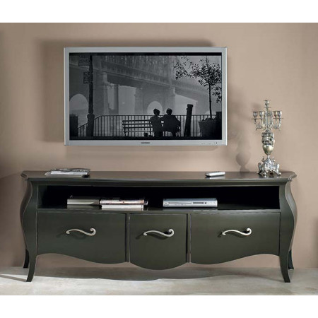 2558 Mobile credenza - porta TV in legno grezzo o finito, finiture a scelta