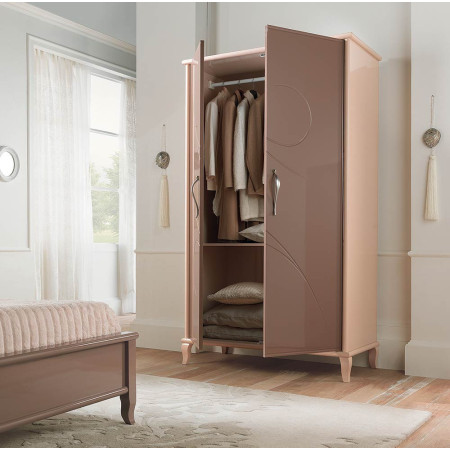 2610  Wardrobe with 2, 3, or 4 doors, raw or lacquerings finishes to choice