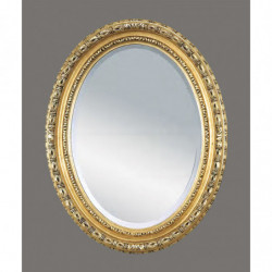 3224 Wooden + wooden paste mirror frame, handmade gold or silver leaf finished