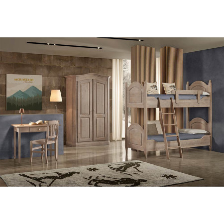 2524  Raw or finished wooden bunk bed, finishes to customer choice
