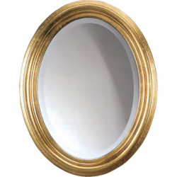 3226 Wooden mirror frame, handmade gold or silver leaf finished