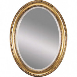 3227 Wooden + wooden paste mirror frame, handmade gold or silver leaf finished