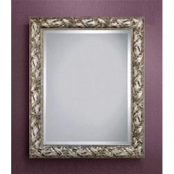3235 Wooden + wooden paste mirror frame, handmade gold or silver leaf finished