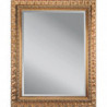 3236 Wooden + wooden paste mirror frame, handmade gold leaf finished