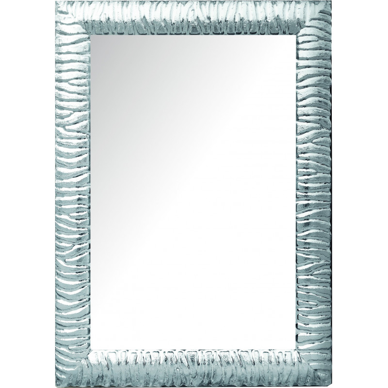 3248 Wooden + wooden pulp mirror frame, silver handmade finished as photo