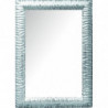 3248 Wooden + wooden paste mirror frame, handmade silver leaf finished