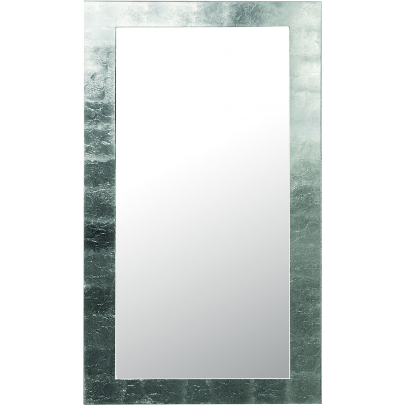 3252 Wooden + wooden pulp mirror frame, silver handmade finished as photo 3252 Wooden + wooden pulp mirror frame, silver handmade finished as photo
