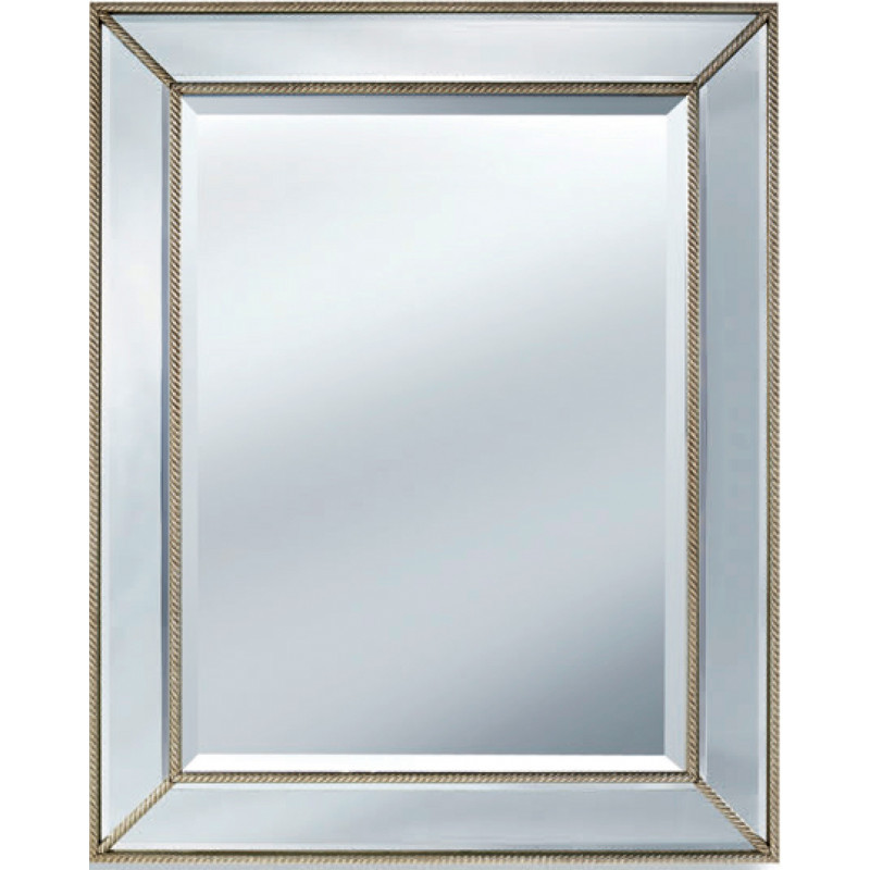 3254 Wooden and wooden pulp mirror frame, gold or silver leaf and mirror' stripes handmade finish 3254 Wooden and wooden pulp mirror frame, gold or silver leaf and mirror' stripes handmade finish