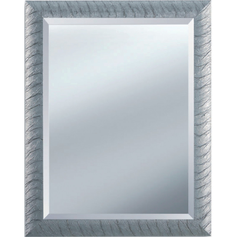 3258 Wooden and wooden pulp mirror frame, silver leaf or black lacquer finish