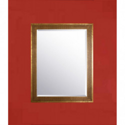 3272 Wooden mirror frame, handmade gold or silver leaf finished