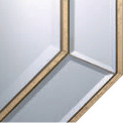 3278 Wooden mirror frame, handmade gold or silver leaf finished