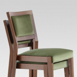 021C  Beech wood armchair, finishing to choice