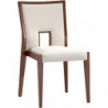 022C  Beech wood stackable armchair, finishing to choice