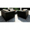 735ND  Outdoor use fauteuil,  black, burned brown or beige colours