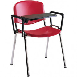 510 Blach varnished or chromed steel chair frame, plastic 5 colours seat