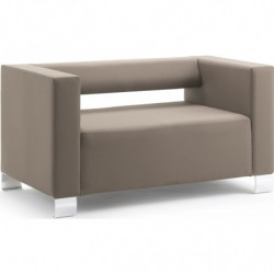 804D  Square with 2-3 seats sofa, upholstering with fabrics to choice
