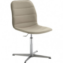 871V  Gea visitors chair with gas lift height, upholstering with fabrics to choice