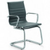 882TV  Zeus Tappezzata waiting-visitors chair, leatherette 6 colours upholstered seat