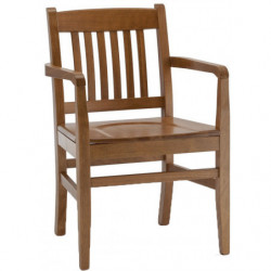 041C   Beech wood raw or finished armachair