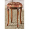 581Q-581R Oval or round beech wood raw or finished stool