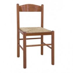 155 Beech wood chair straw seat