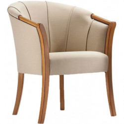 053  Beech wood raw or finished armchair