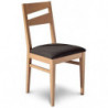 611  Raw or finished beech or durmast wood chair, finishing to choice