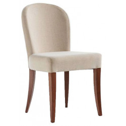 662/TI  Beech wood finished  chair integral upholstering