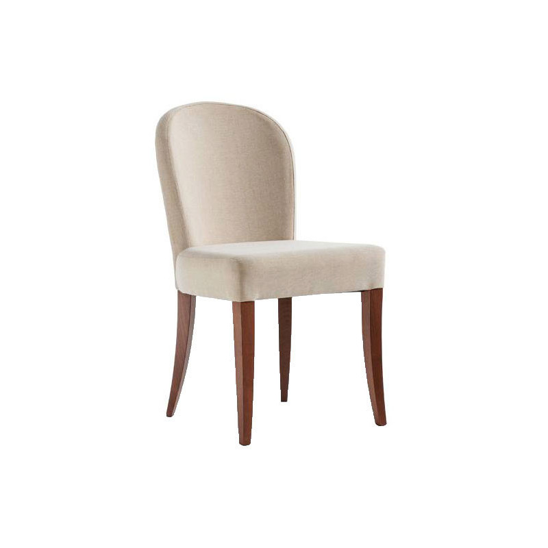 662/TI  Beech wood chair integral upholstering