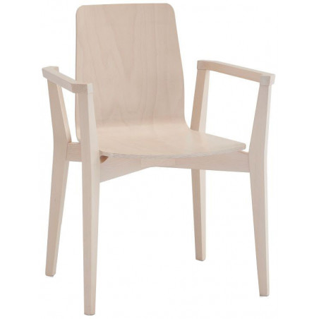 001C  Beech wood raw or finished chair, finishing to choice