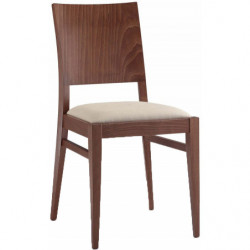 542/3Q  Raw or finished beech or durmast wood chair, finishing to choice