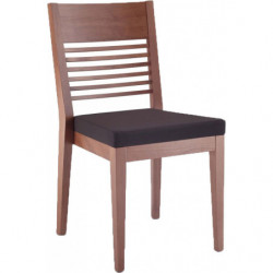 546 Raw or finished beech wood stackable chair, finishing to choice