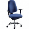 796N Black Logika office chair, upholstering with fabrics to choice