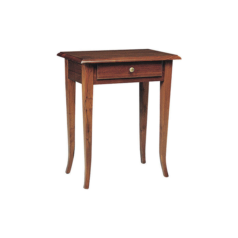 213  Tavolino in noce nazionale piano massello grezzo o finito