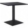 272T Table with black cast iron base and HPL cm 80 top