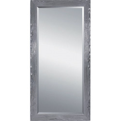 3295  Wooden mirror frame handmade silver leaf finished