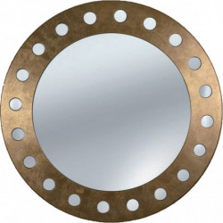 3302 MDF fiberboard mirror frame handmade gold or silver leaf finished