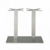 BT2162Q Chromed, stainless, or black steel table base, rectangular max cm 160 tops