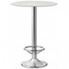 BT2157  Chromed, stainless, or black steel table base, max cm 80 top