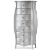 2121 Raw or finished chest of drawers furniture cm 74x35 H142, finishes to choice