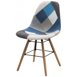 899  Patchwork colour upholstered chair