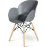 900 Black or grey polyethylene chair shell
