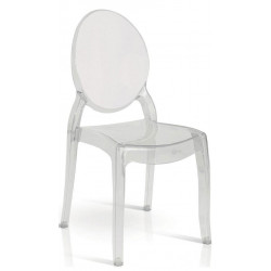 903  Trasparent polycarbonate stackable chair