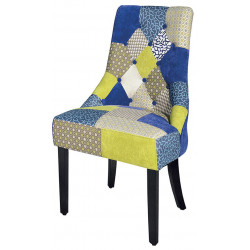 914  Patchwork upholstered chair