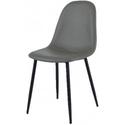 939   Metal chair frame leatherette 3 colours upholstered seat