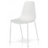 945 Metal chair base, polypropylene 3 colours seat