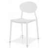 947  Stackable chair frame polypropylene 3 colours shell