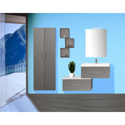 Simply cm 80 bathroom, 3 finishes availables