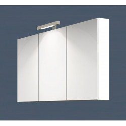 Silver container mirror, 2 finishes availables